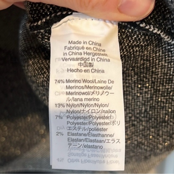 J. Crew Black and Cream polka Dot Sweater - Picture 6 of 6